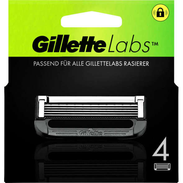 Лезвия для бритвы Gillette Labs, 4 шт. в Казани