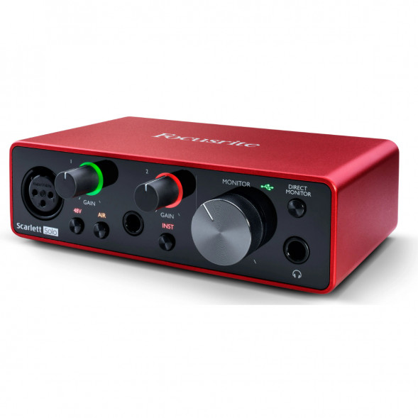 Внешняя звуковая карта FOCUSRITE Scarlett Solo 3rd Gen в Казани
