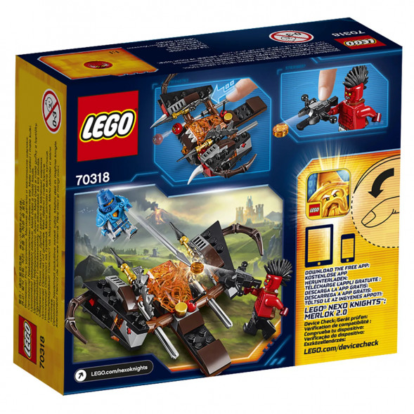 Конструктор LEGO Nexo Knights 70318 Шаровая ракета в Казани