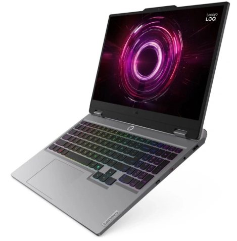 Ноутбук Lenovo LOQ 15AHP10 (83JG003EPB) (15.6 &amp;quot;, Ryzen 7 250 3.3 ГГц, 8 ядер, 16 Гб DDR5, 512 Гб SSD, GeForce RTX 5050, Windows 11 Home), Серый в Казани