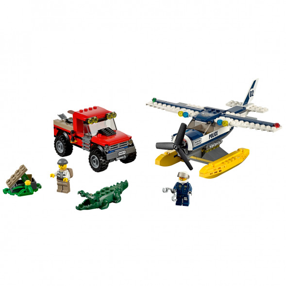 Конструктор LEGO City 60070 Погоня на полицейском гидроплане в Казани