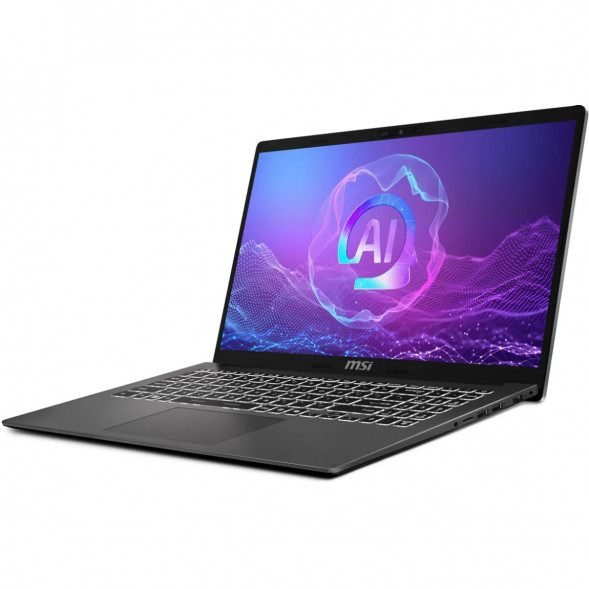 Ноутбук MSI Modern A15 AI+ F3HMG-040XRU (15.6&amp;quot;, IPS, AMD Ryzen AI 5 330 2ГГц, 4-ядерный, 16ГБ DDR5, 512ГБ SSD, AMD Radeon 820M, без ОС), серый в Казани