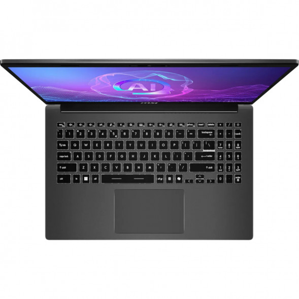 Ноутбук MSI Modern A15 AI+ F3HMG-040XRU (15.6&amp;quot;, IPS, AMD Ryzen AI 5 330 2ГГц, 4-ядерный, 16ГБ DDR5, 512ГБ SSD, AMD Radeon 820M, без ОС), серый в Казани