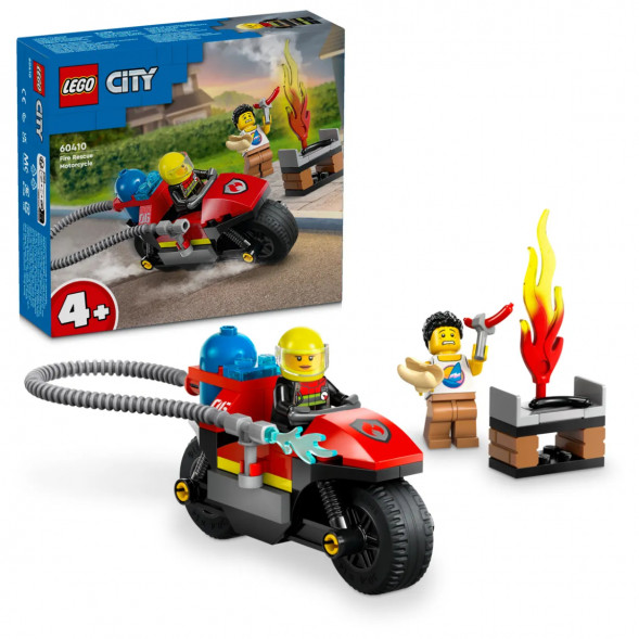 Конструктор LEGO City 60410 Пожарно-спасательный мотоцикл в Казани