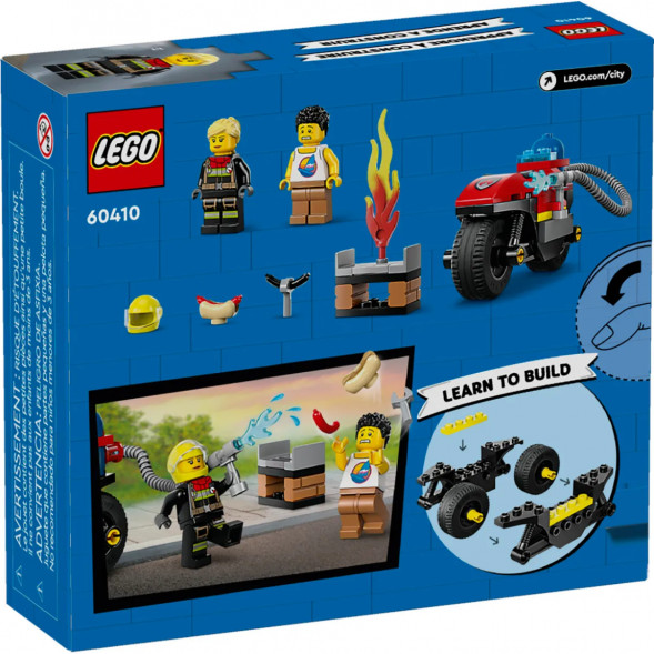 Конструктор LEGO City 60410 Пожарно-спасательный мотоцикл в Казани