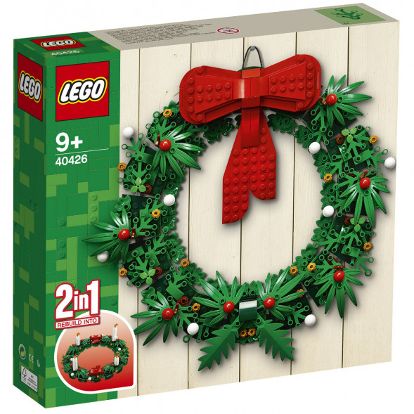 Конструктор LEGO 40426 Сувенирный набор «Рождественский венок» 2 в 1 в Казани