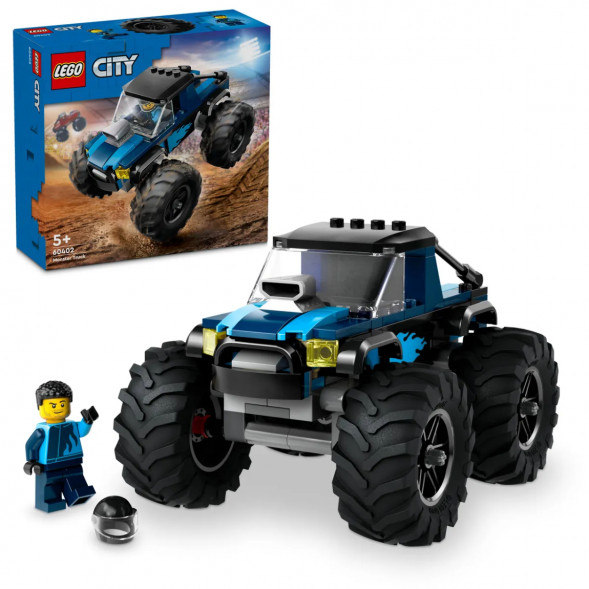 Конструктор LEGO City 60402 Синий Монстр-трак в Казани