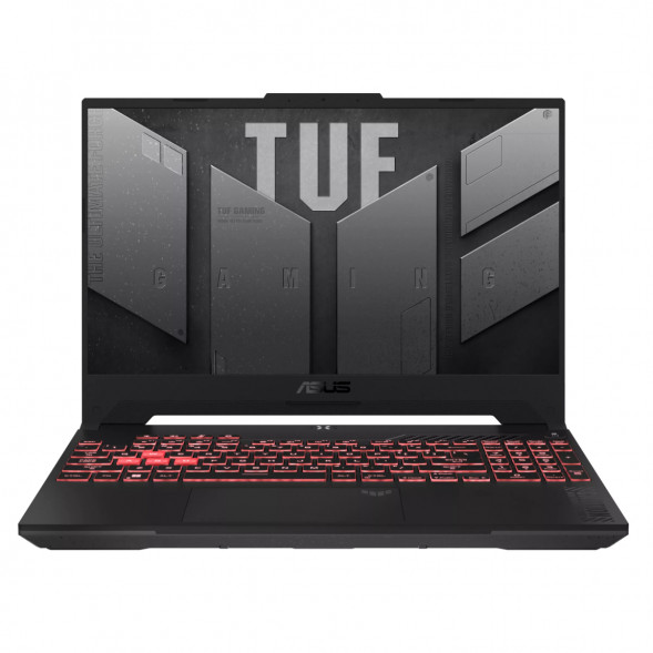 Ноутбук ASUS TUF Gaming A17 FA707NUG-HX156 (17.3&amp;quot;, IPS, 6 ядер, AMD Ryzen 7 7445HS 3.2 ГГц, 16 ГБ DDR5, SSD 512 ГБ, NVIDIA GeForce RTX 4050 - 6 ГБ, без ОС), черный в Казани