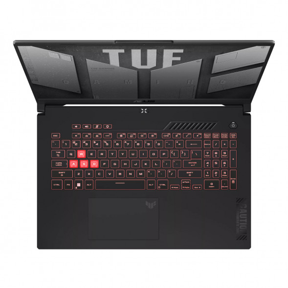 Ноутбук ASUS TUF Gaming A17 FA707NUG-HX156 (17.3&amp;quot;, IPS, 6 ядер, AMD Ryzen 7 7445HS 3.2 ГГц, 16 ГБ DDR5, SSD 512 ГБ, NVIDIA GeForce RTX 4050 - 6 ГБ, без ОС), черный в Казани