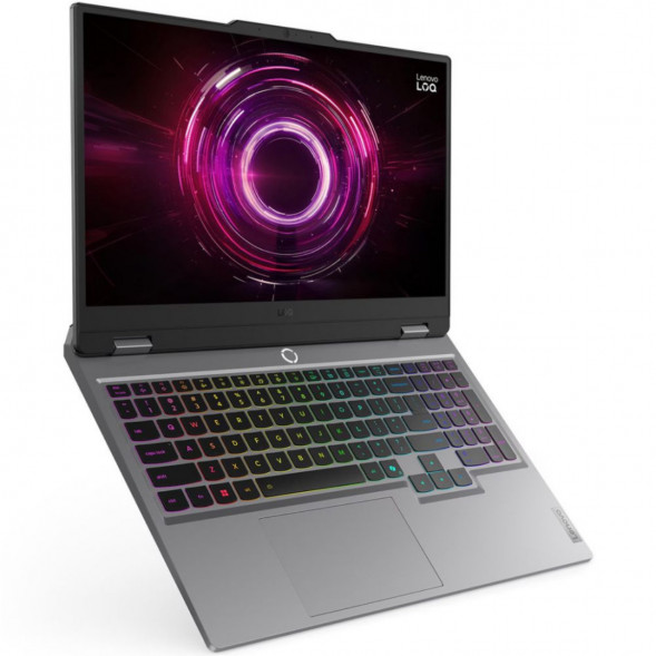 Ноутбук Lenovo LOQ 15AHP10 (83JG003DPB) (15.6&amp;quot;,  IPS, AMD Ryzen 5 220, 6 ядер, 16 ГБ DDR5, SSD 512 ГБ, NVIDIA GeForce RTX 5050 - 8 ГБ, без ОС), серый в Казани