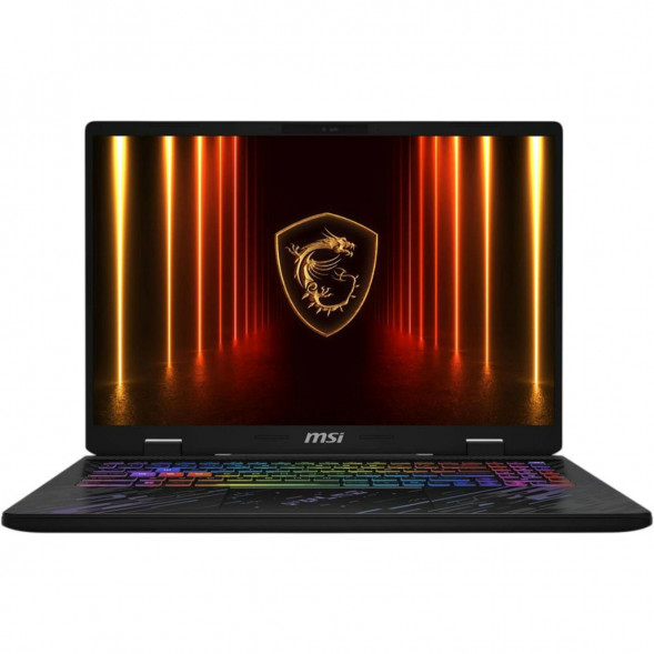 Ноутбук игровой MSI Pulse A16 AI+ C3HWGKG-030XRU (16&amp;quot;, IPS, AMD Ryzen AI 7 350 2ГГц, 8 ядер, 32ГБ DDR5, 1ТБ SSD, NVIDIA GeForce RTX 5070, TGP 115Вт, FreeDOS) черный в Казани