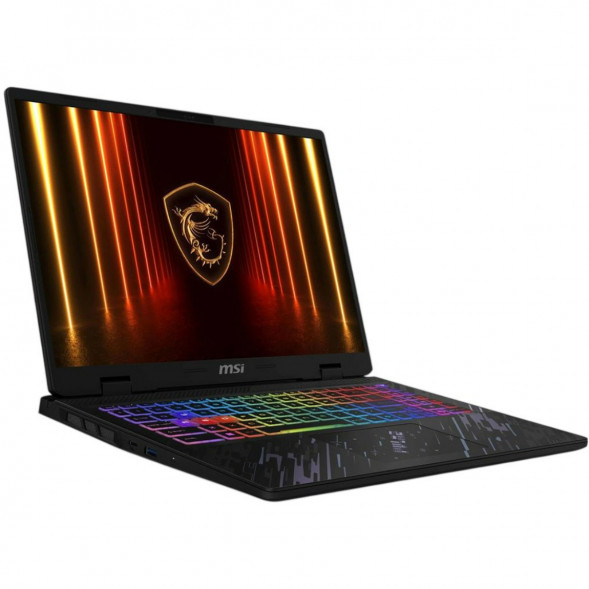 Ноутбук игровой MSI Pulse A16 AI+ C3HWGKG-030XRU (16&amp;quot;, IPS, AMD Ryzen AI 7 350 2ГГц, 8 ядер, 32ГБ DDR5, 1ТБ SSD, NVIDIA GeForce RTX 5070, TGP 115Вт, FreeDOS) черный в Казани