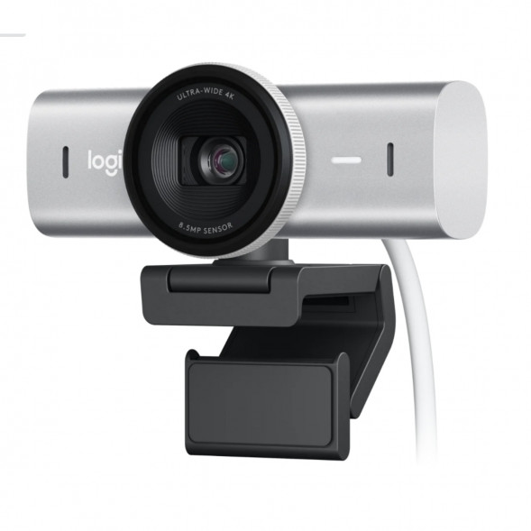 Веб-камера Logitech MX Brio 4K, Pale Grey в Казани