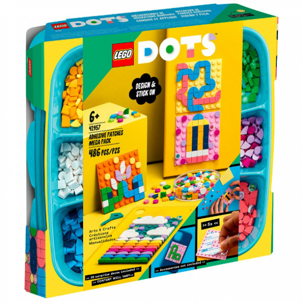 Конструктор LEGO DOTS 41957 Большой набор пластин-наклеек с тайлами в Казани