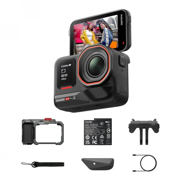 Экшн-камера Insta360 Ace Pro 2 Single Battery Xplorer Bundle, Gray в Казани