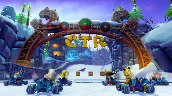 Игра Crash Team Racing Nitro-Fueled для Nintendo Switch, картридж в Казани