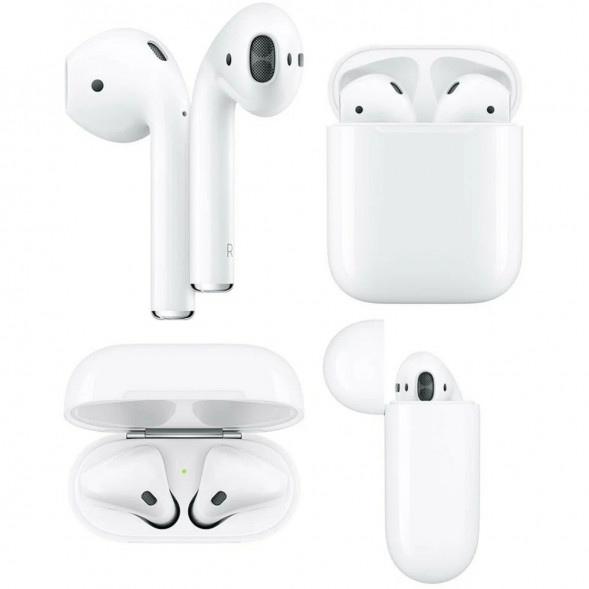 Беспроводные наушники Apple AirPods 2 (с зарядным футляром) MV7N2 в Казани