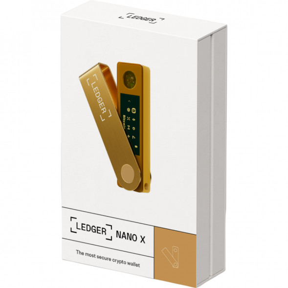 Аппаратный криптокошелек Ledger Nano X, Gold в Казани