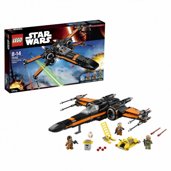 Конструктор LEGO Star Wars 75102 Истребитель По (Poe&amp;#039;s X-Wing Fighter) в Казани