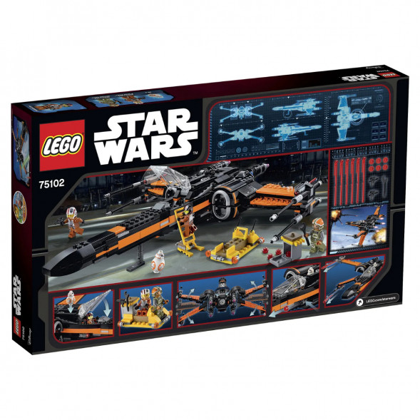 Конструктор LEGO Star Wars 75102 Истребитель По (Poe&amp;#039;s X-Wing Fighter) в Казани