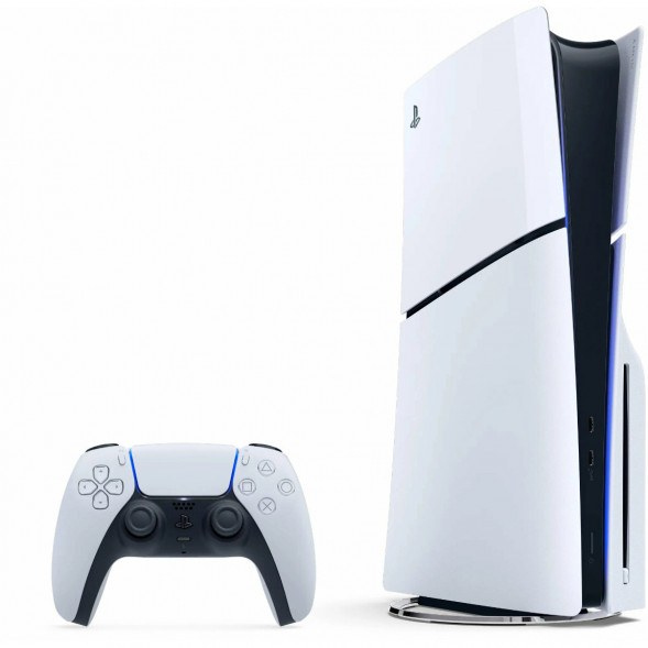 Игровая приставка Sony PlayStation 5 Slim 1TB с дисководом, белый в Казани