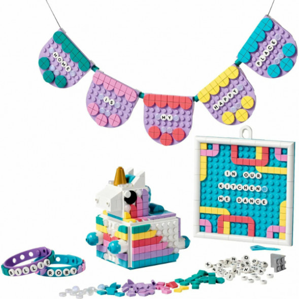 Конструктор LEGO DOTS 41962 Творческий семейный набор «Единорог» в Казани