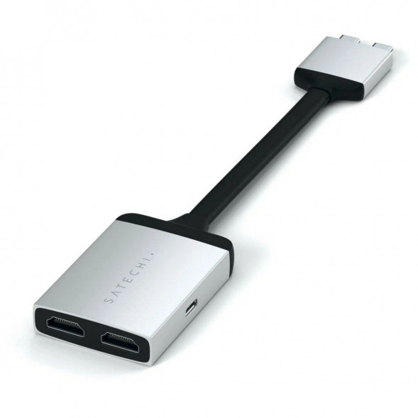 Адаптер Satechi USB-C Dual 4K HDMI Adapter (2xHDMI, USB Type-C) в Казани