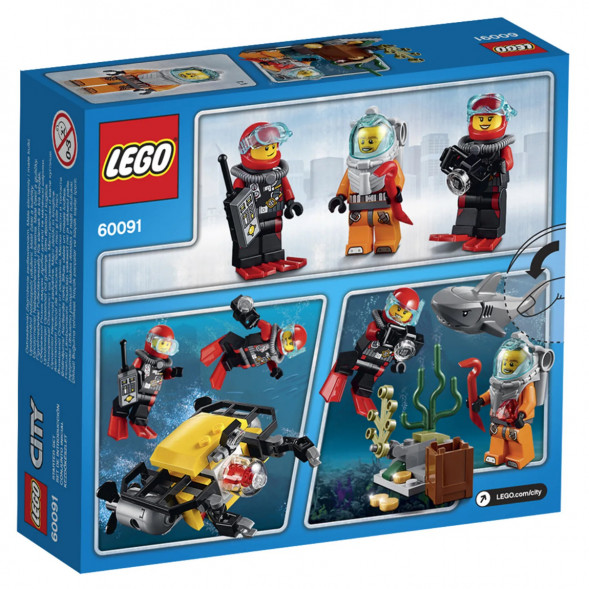Конструктор LEGO City Deep Sea Explorers 60091 Исследование морских глубин в Казани