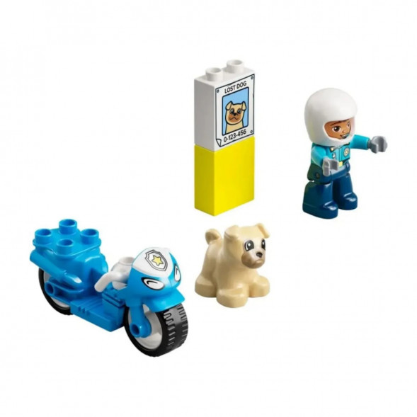 Конструктор LEGO DUPLO 10967 Полицейский мотоцикл в Казани