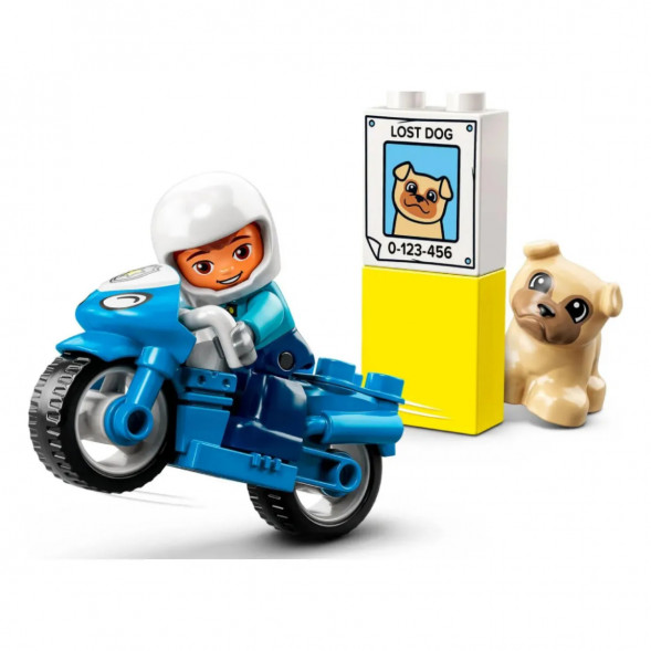 Конструктор LEGO DUPLO 10967 Полицейский мотоцикл в Казани