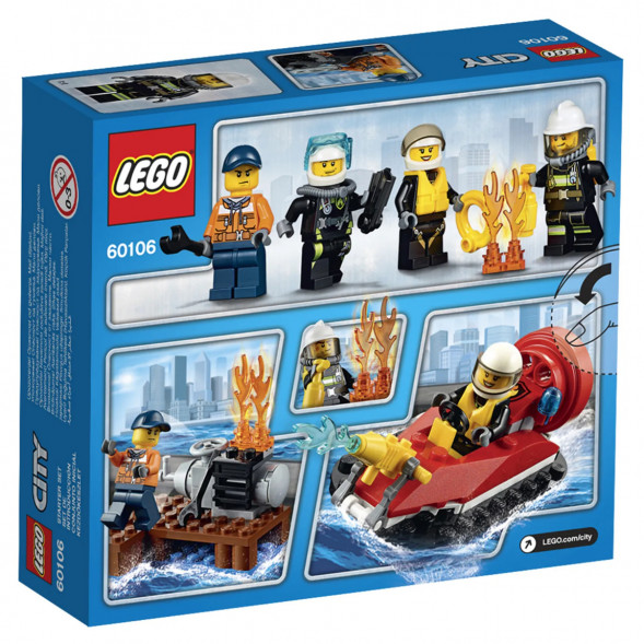 Конструктор LEGO City Fire 60106 Пожарная охрана в Казани