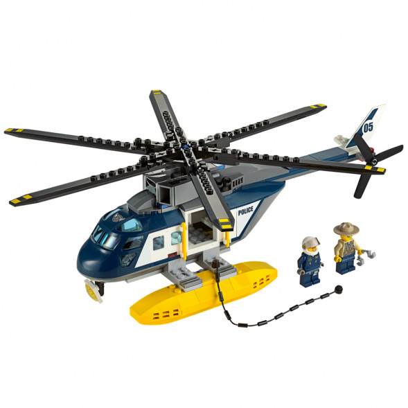 Конструктор LEGO City 60067 Погоня на полицейском вертолёте в Казани