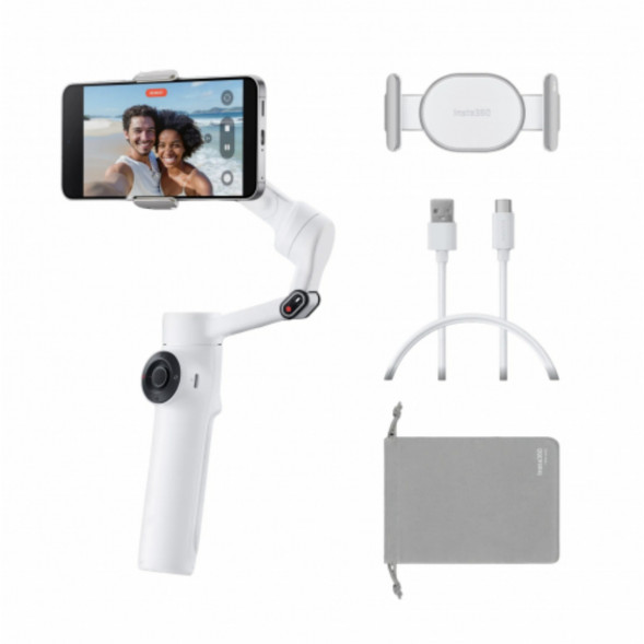 Cтабилизатор Insta360 Flow 2 Standard Bundle, Summit White в Казани