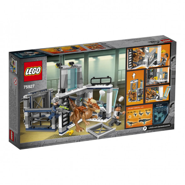 Конструктор LEGO Jurassic World 75927 Побег стигимолоха из лаборатории в Казани