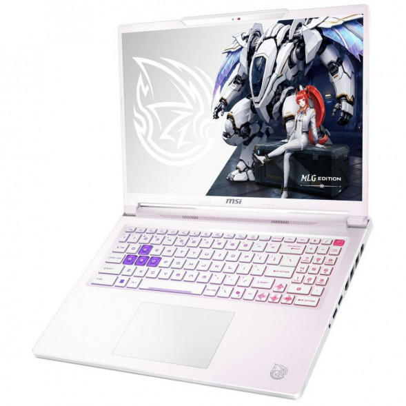 Ноутбук MSI Crosshair A16 HX MLG Edition E8WFK-090XRUY (16&amp;quot;, IPS, AMD Ryzen 9 8940HX 2.4ГГц, 16 ядер, 16ГБ DDR5, 1ТБ SSD, NVIDIA GeForce RTX 5060 - 8 ГБ, без ОС), белый в Казани