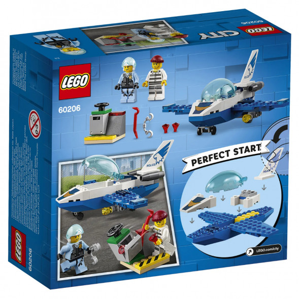 Конструктор LEGO City Police 60206 Воздушная полиция: патрульный самолет в Казани
