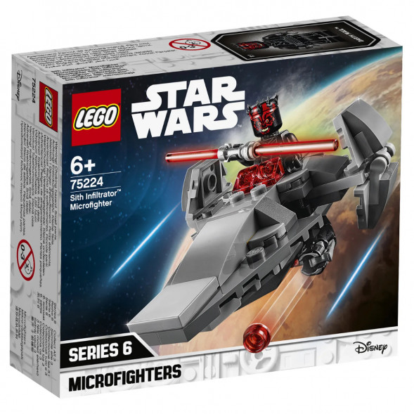 Конструктор LEGO Star Wars 75224 Микрофайтеры Корабль-лазутчик ситхов в Казани