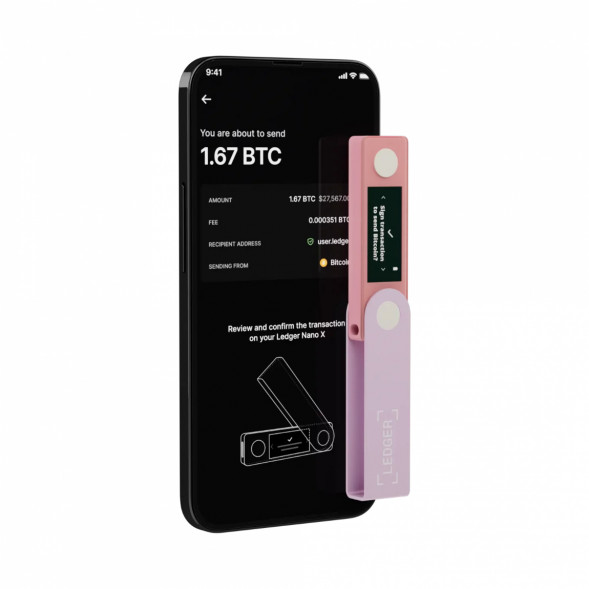 Аппаратный криптокошелек Ledger Nano X, Pastel Pink в Казани