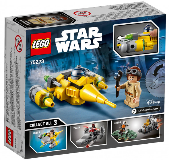 Конструктор LEGO Star Wars 75223 Микрофайтеры: Истребитель с планеты Набу в Казани