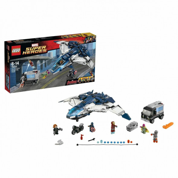 Конструктор LEGO Super Heroes 76032 Погоня на Квинджете Мстителей в Казани