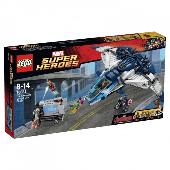 Конструктор LEGO Super Heroes 76032 Погоня на Квинджете Мстителей в Казани