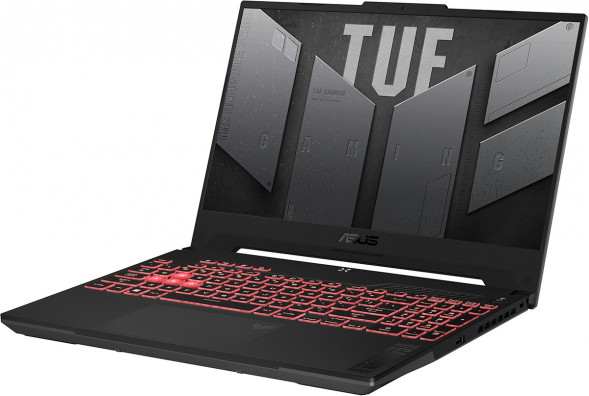 Ноутбук ASUS TUF Gaming 15 FA507NV-LP160 AMD Ryzen 5 7535HS, RAM 16 ГБ, SSD 512 ГБ, NVIDIA GeForce RTX 4060 для ноутбуков (8 Гб), Без системы, (90NR0E85-M00DT0), серый в Казани