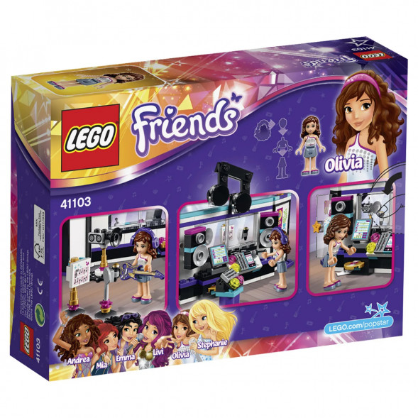 Конструктор LEGO Friends 41103 Поп звезда: студия звукозаписи в Казани