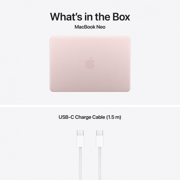 Ноутбук Apple MacBook Neo MHFH4 (A18 Pro 5-Core GPU, 8/256GB), Розовый/Blush в Казани