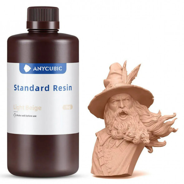 Смола для фотополимерного  принтера Anycubic Standard Resin Light Beige (Бежевый) в Казани