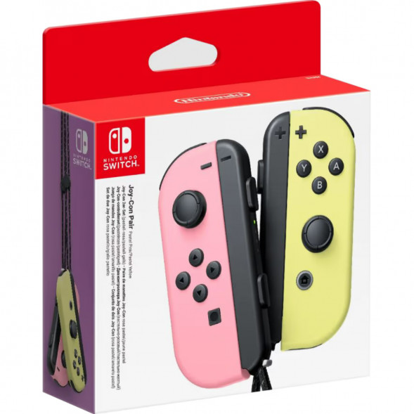 Геймпад Nintendo Switch Joy-Con controllers Duo, пастельный розовый / пастельный жёлтый в Казани