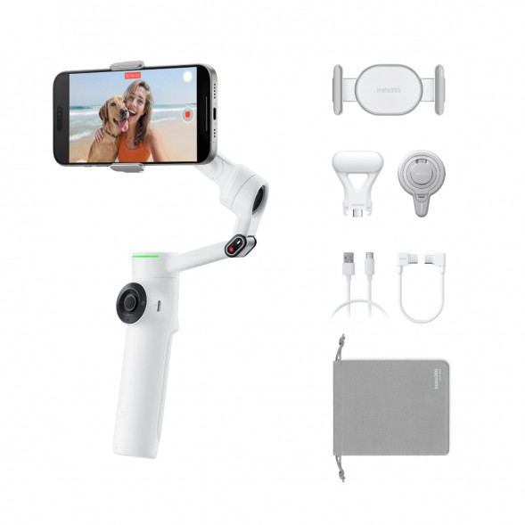 Стабилизатор Insta360 Flow 2 Pro Creator Kit, Summit White в Казани