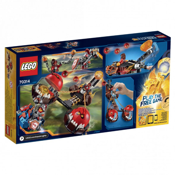Конструктор LEGO Nexo Knights 70314 Безумная колесница Укротителя в Казани