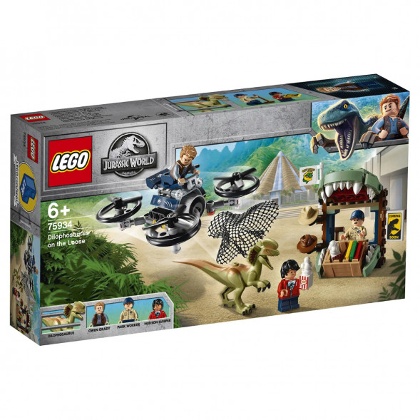 Конструктор LEGO Jurassic World 75934 Побег дилофозавра в Казани