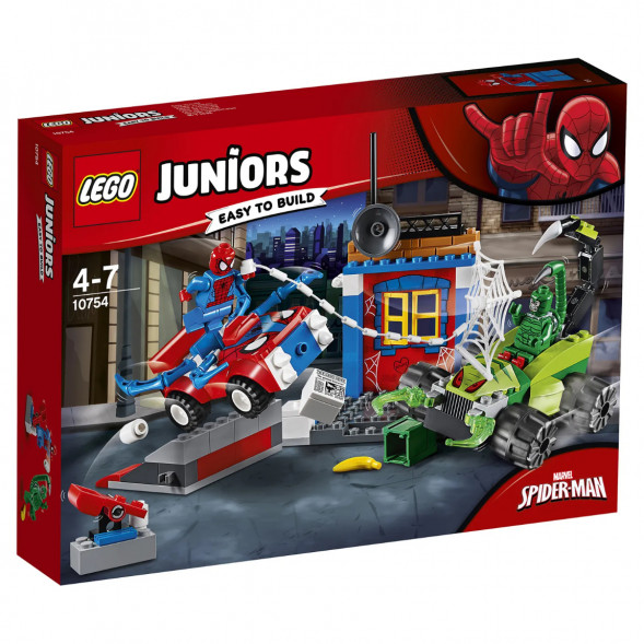Конструктор LEGO Juniors 10754 Решающий бой Человека-паука против Скорпиона в Казани